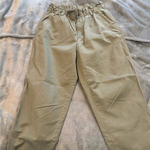 Worn once great condition super soft paper bag waistband pants